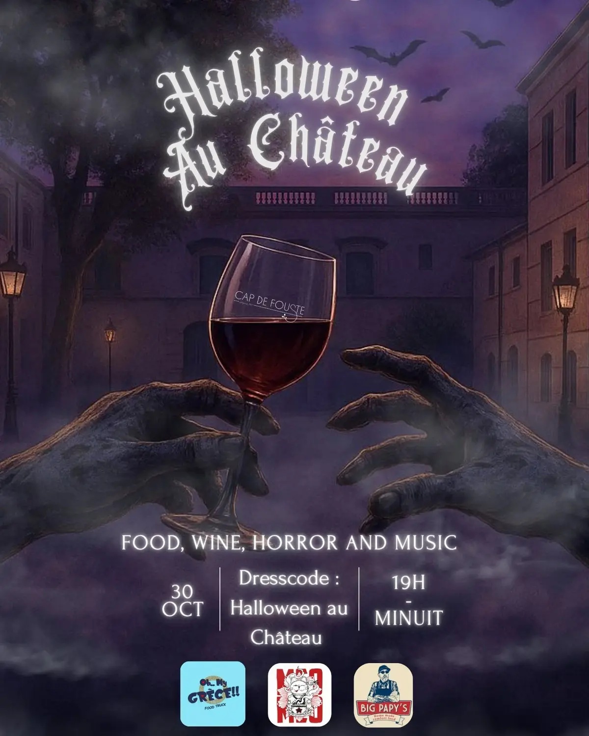 Halloween Au Château Cap De Fouste!