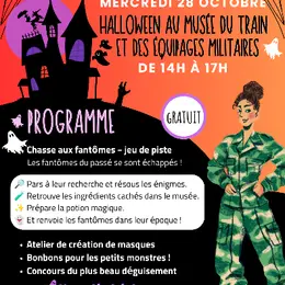Halloween au musée du Train et des équipages militaires