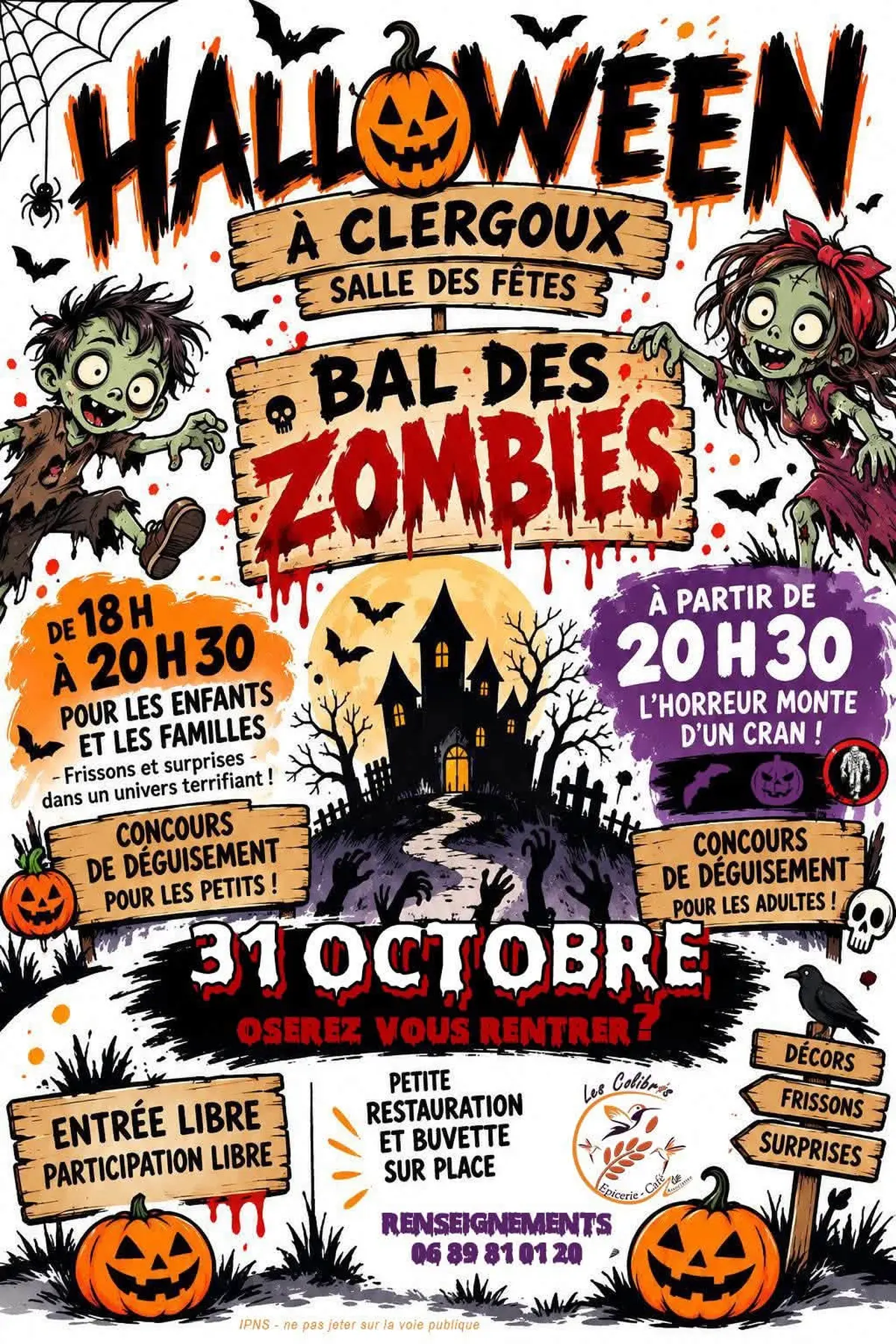 Halloween : Bal des zombies