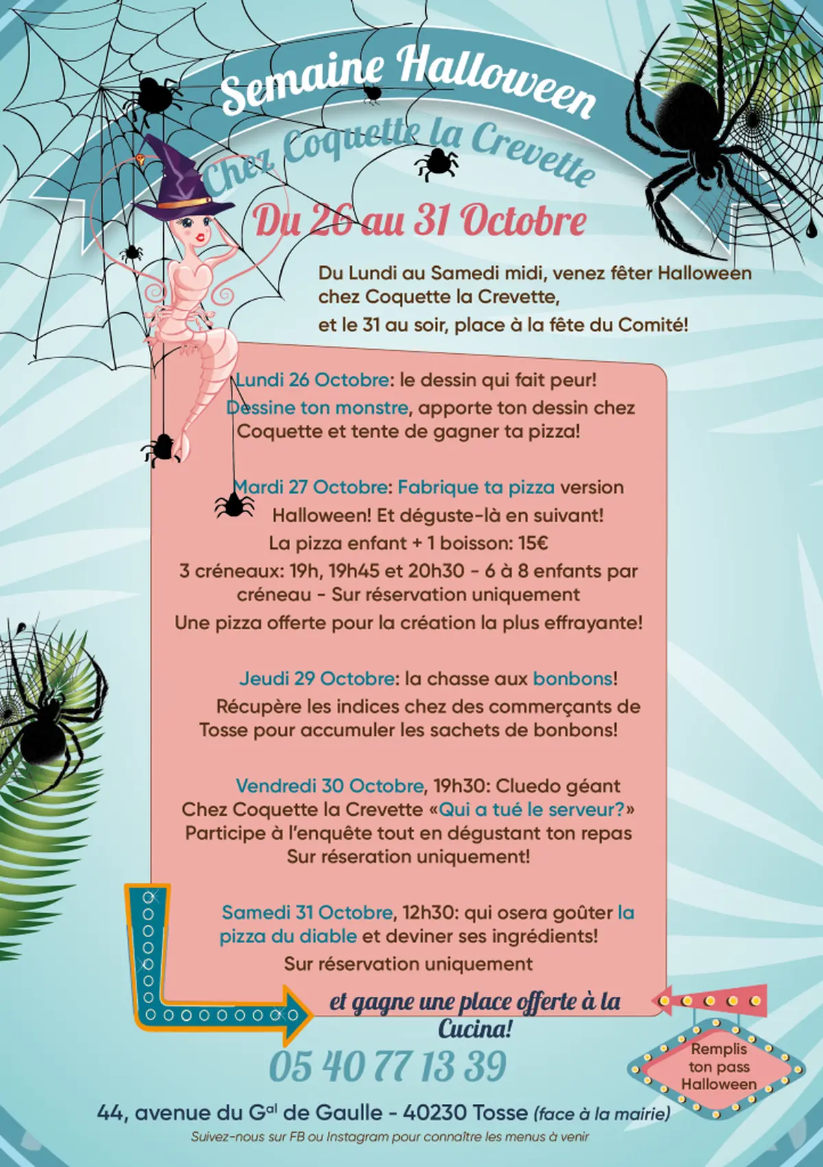 Halloween chez Coquette La Crevette