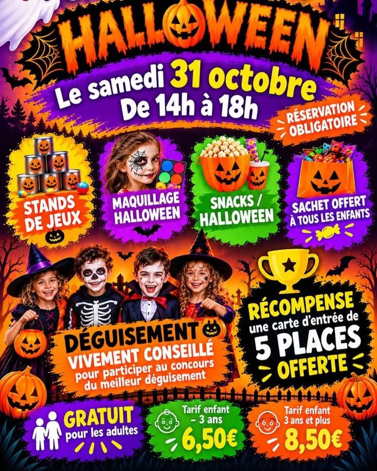 Halloween chez Planet Kid's