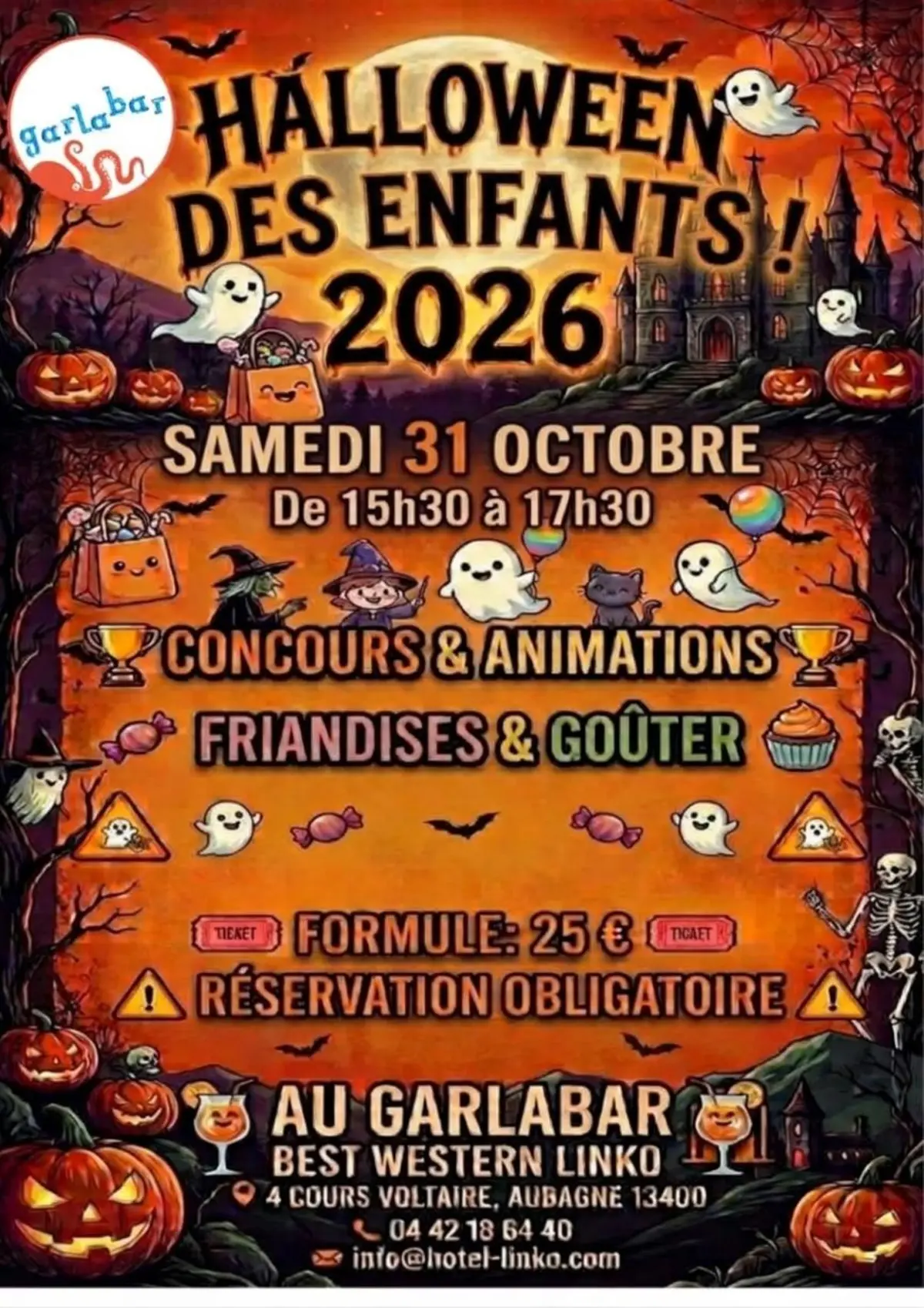 Halloween KIDS au Garlabar