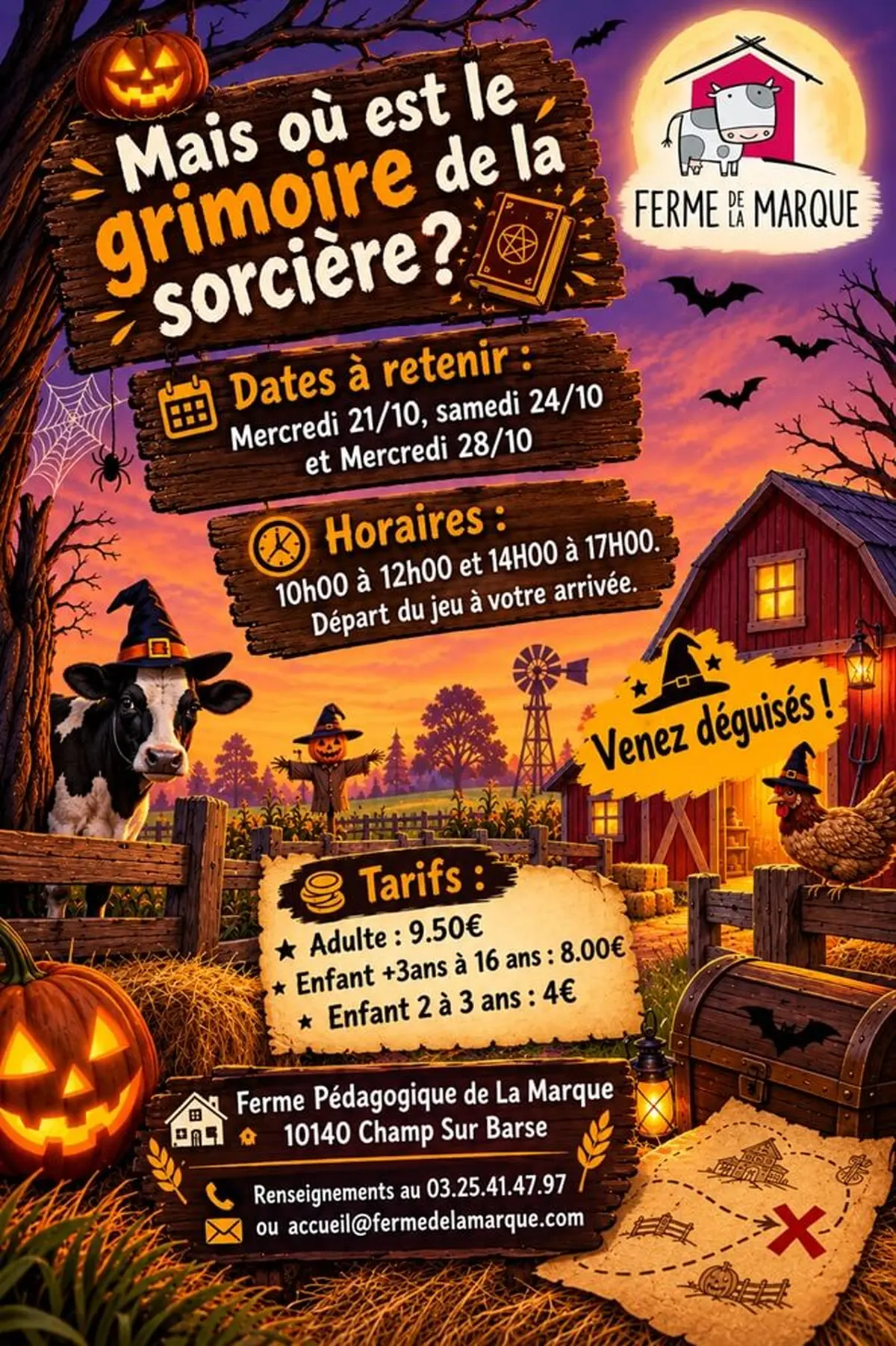 Halloween - Mais où est le grimoire de la sorcière ?