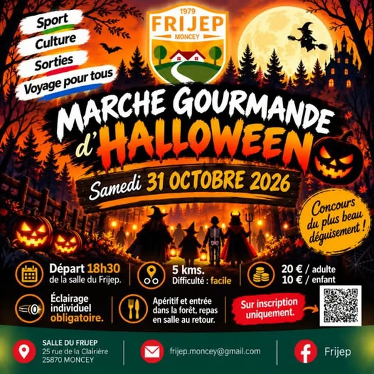 Halloween : Marche gourmande à Moncey