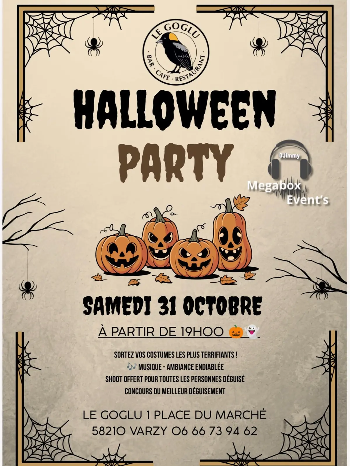 Halloween Party au Goglu