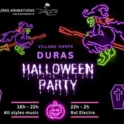 Halloween party dans le village de Duras
