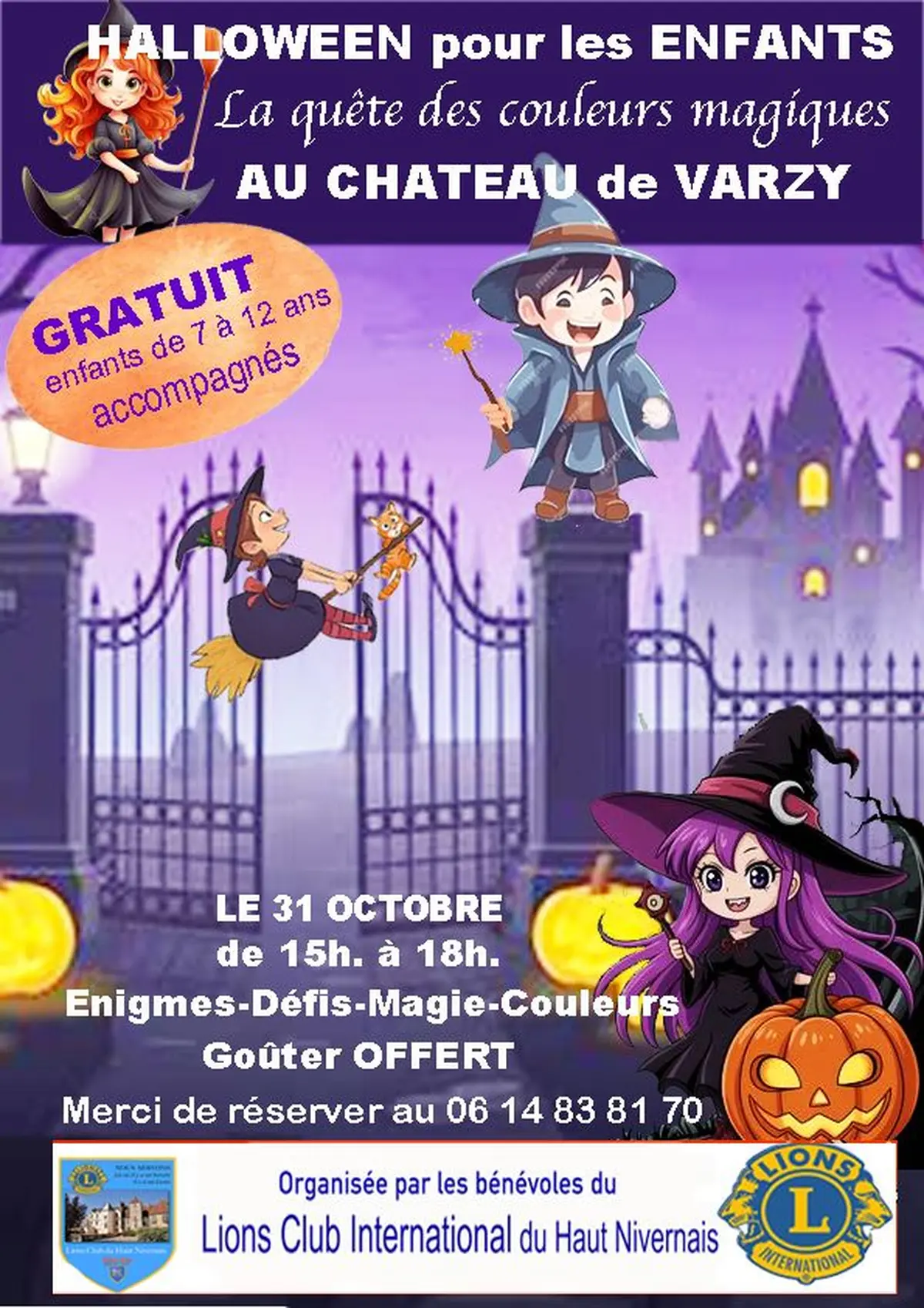 Halloween pour les enfants : La Quête des couleurs magiques