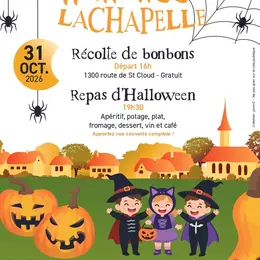 Halloween - récolte de bonbons et repas