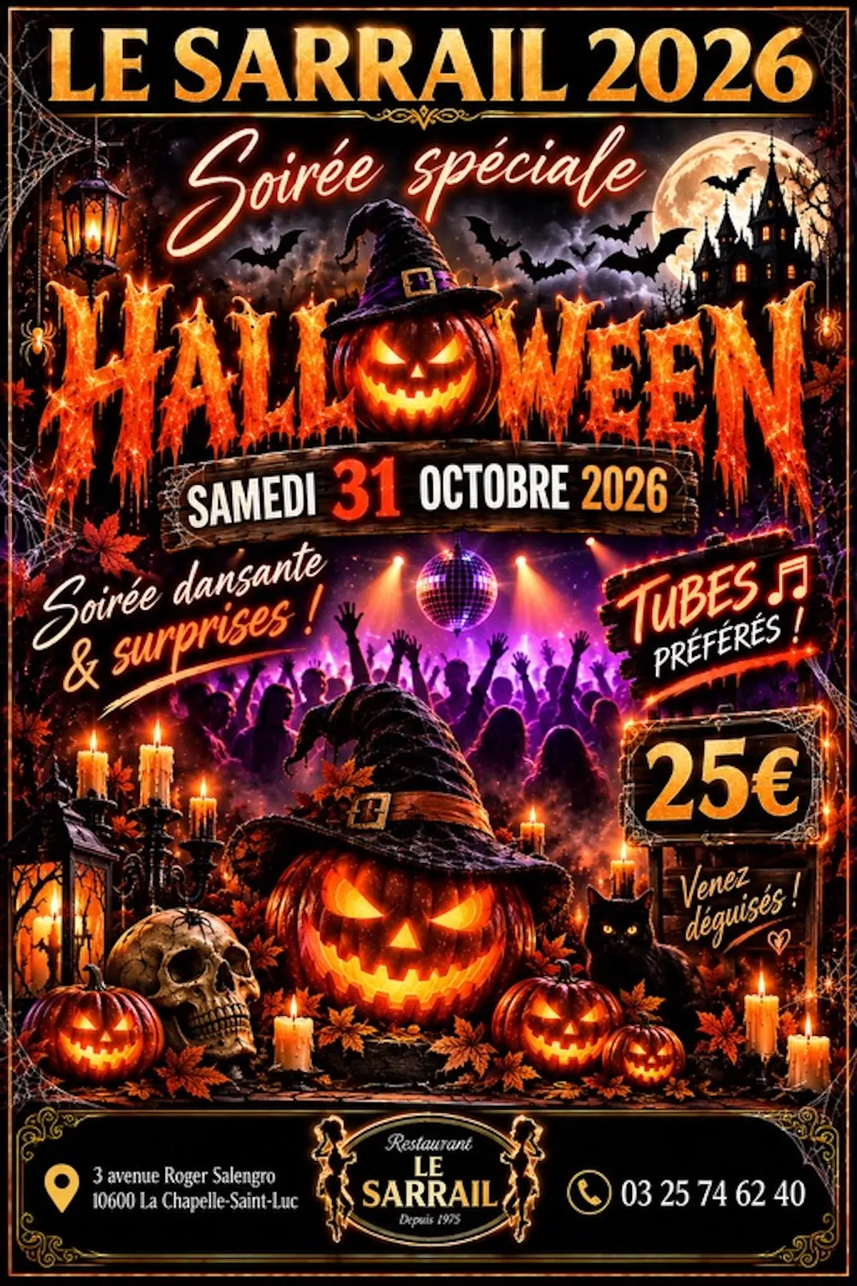Halloween s'invite au Sarrail !