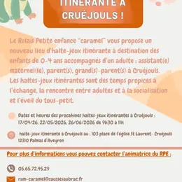 Halte-jeux itinérantes à Cruéjouls