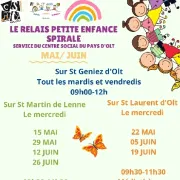 Halte Jeux Relais Petite enfance Spirale à St Geniez d\'Olt