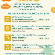 Haltes Jeux Familles : Activité sensorielle