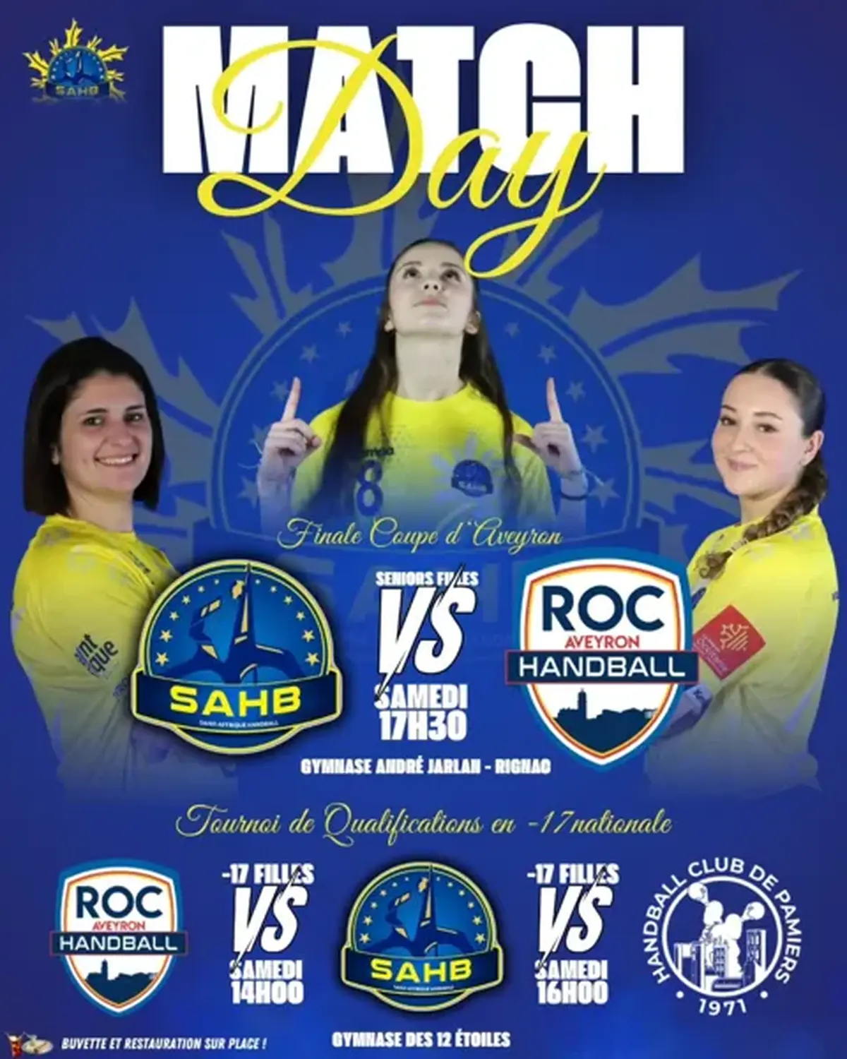 Hand Ball : Tournoi de Qualifications -17 Filles