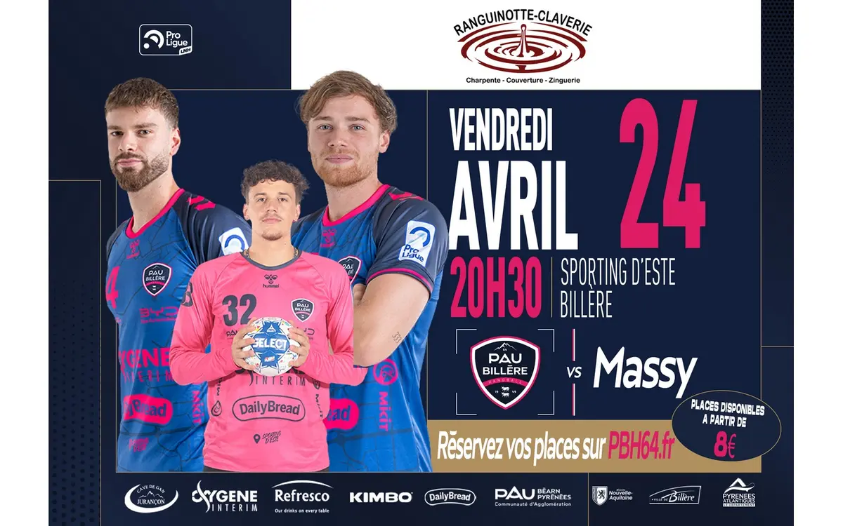 Handball:  Pau Billère Handball Vs Massy