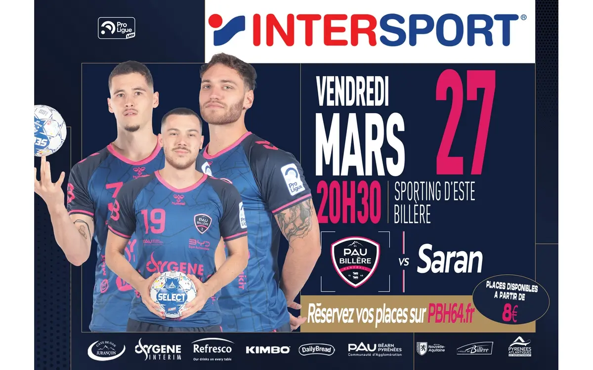 Handball:  Pau Billère Handball Vs Saran