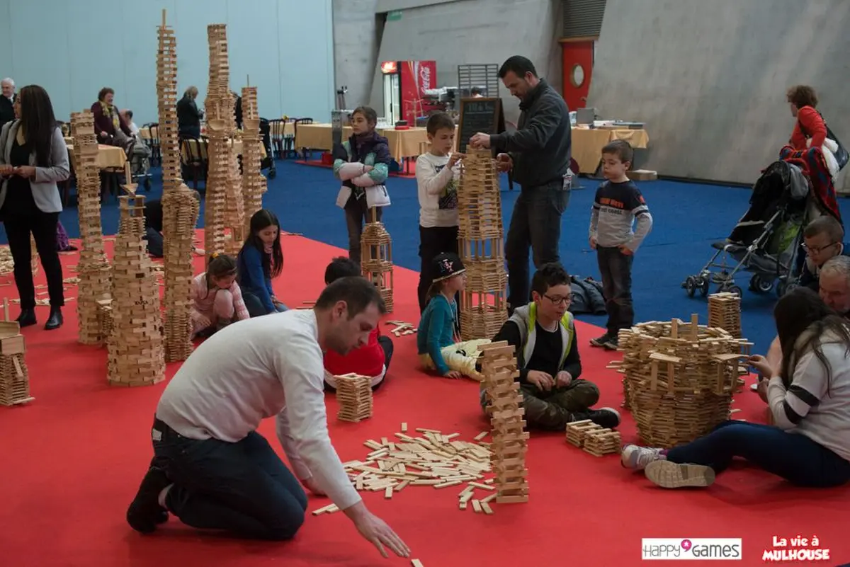 Constructions en bois au Happy-Games