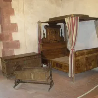 Château du Haut-Koenigsbourg&nbsp;: chambre seigneuriale &copy; Droits réservés