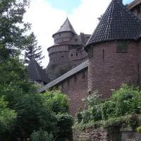 Le jardin médiéval du Château du Haut-Koenigsbourg &copy; Droits réservés