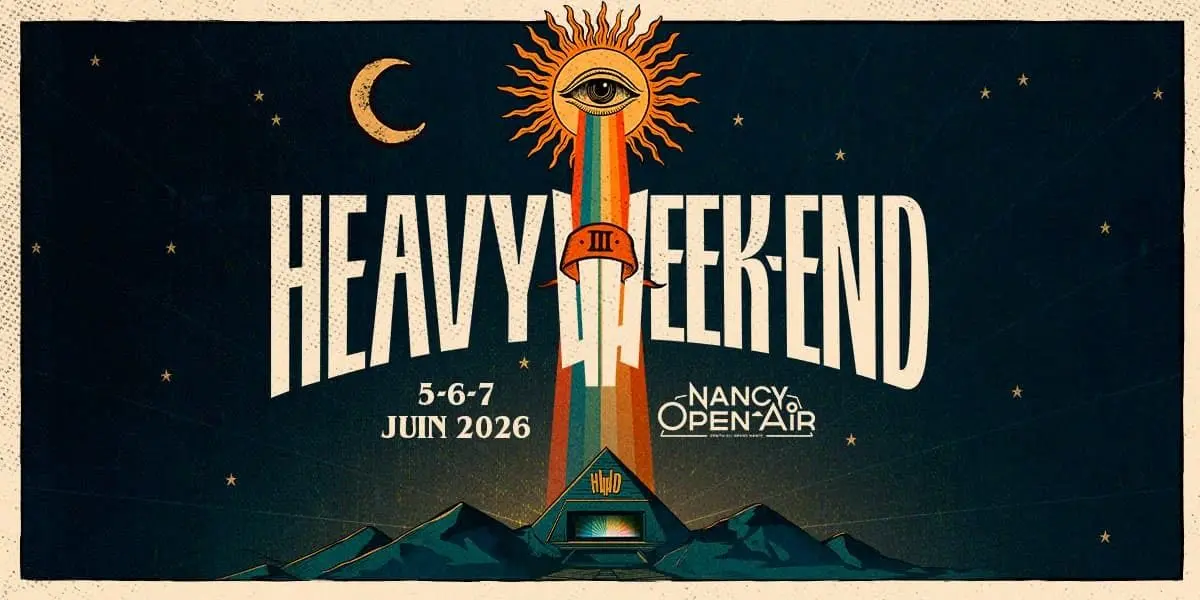 Le Heavy Week-end à Nancy, affiche 2026