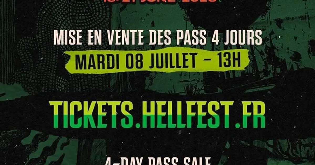Hellfest 2026 : programme, groupe, dates et prix des billets du festival