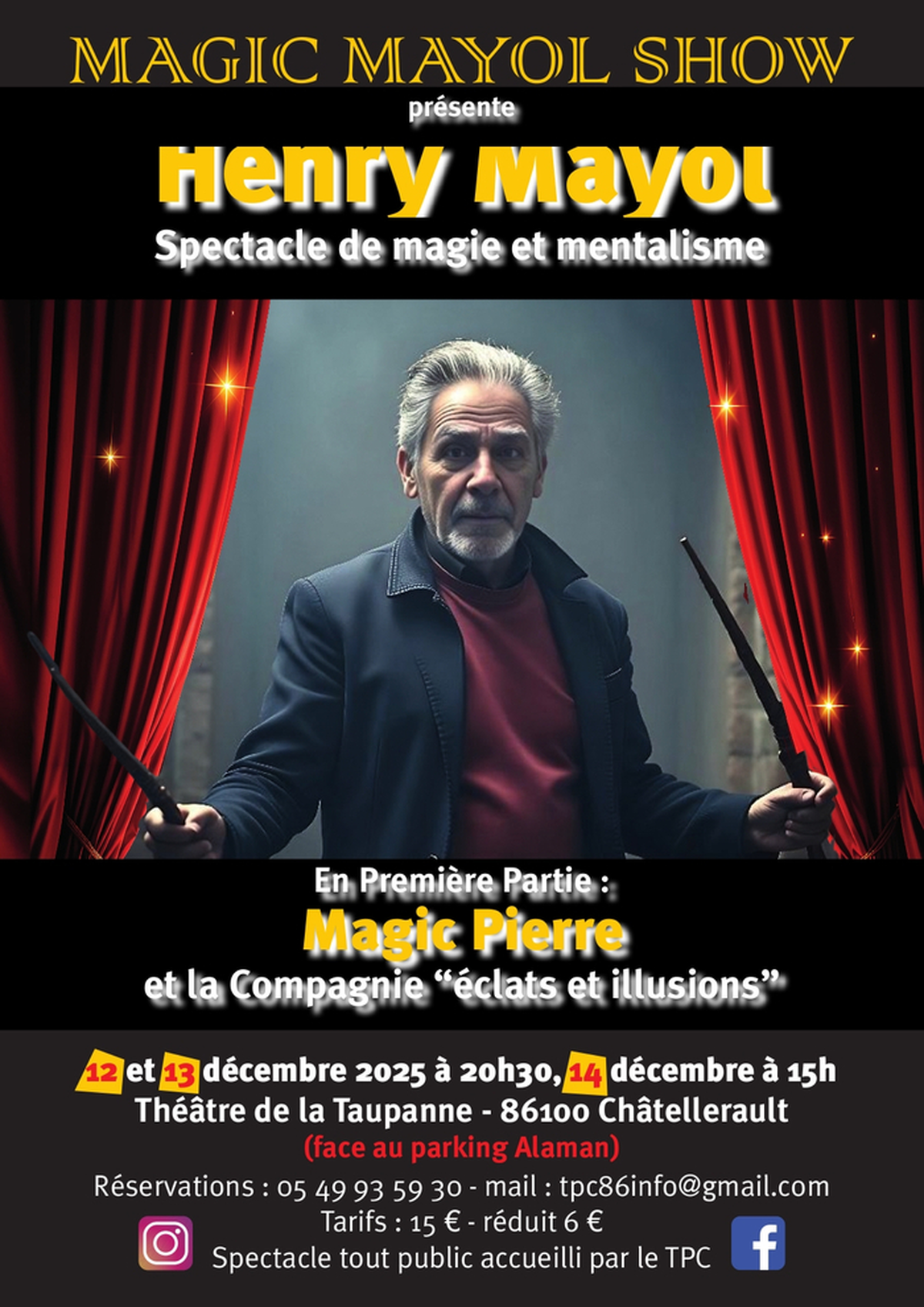 Henry Mayol Spectacle de magie et mentalisme