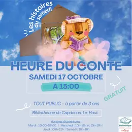 Heure du Conte à la Bibliothèque de Capdenac