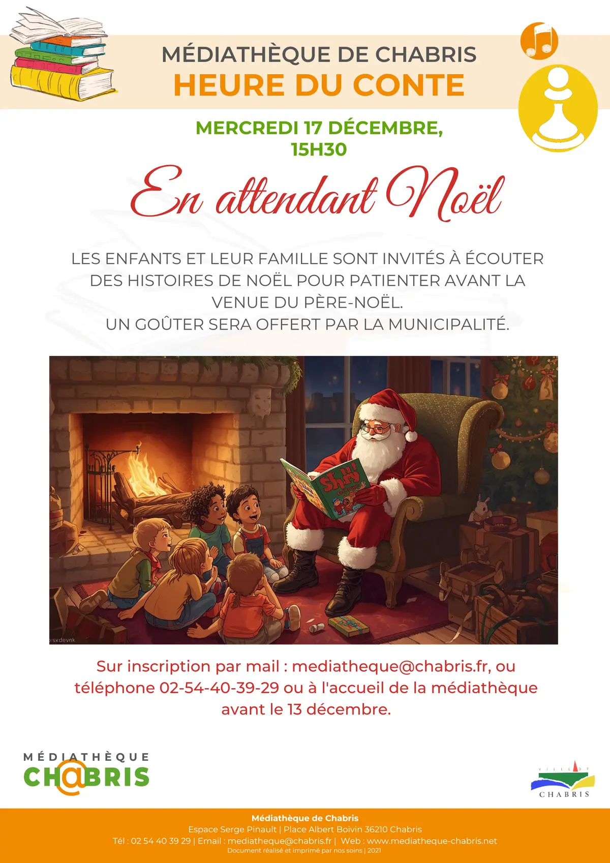 Heure du Conte En attendant Noël