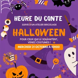 Heure du conte et atelier spécial Halloween