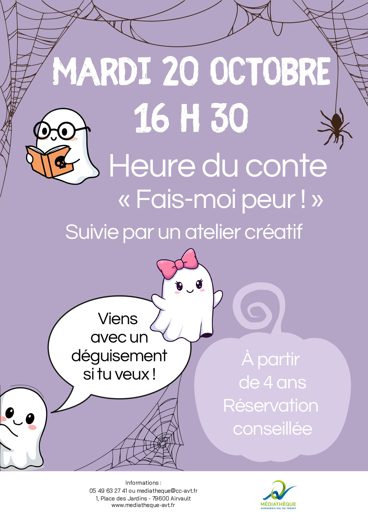 Heure du conte Fais-moi peur !
