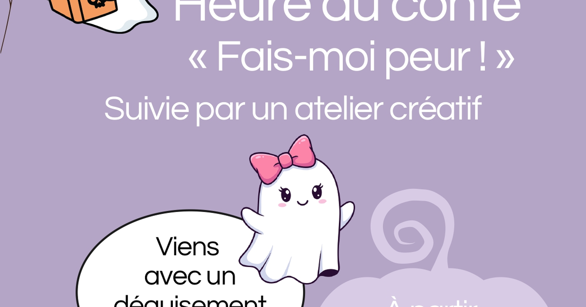 Heure du conte "Fais-moi peur !"