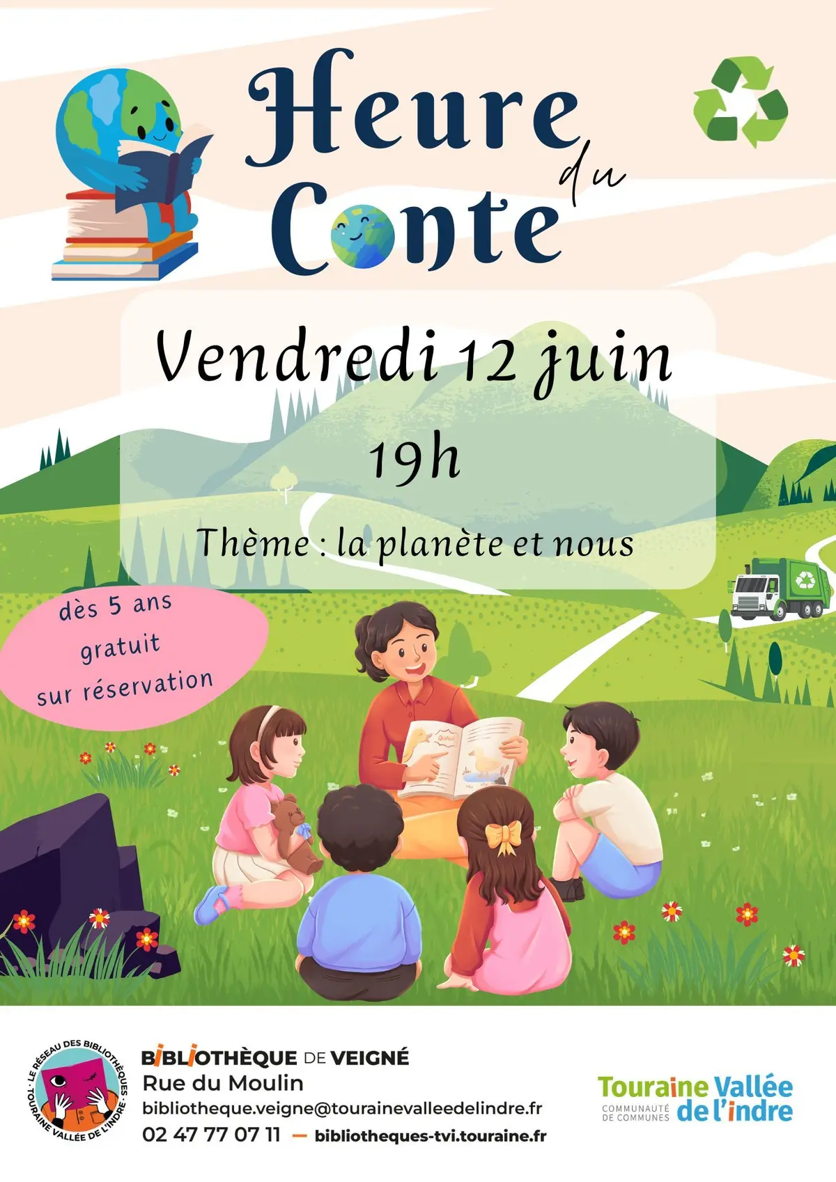 Heure du conte - La planète et nous.
