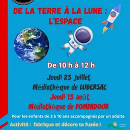 Histoires et activité : De la Terre à la Lune : l'Espace