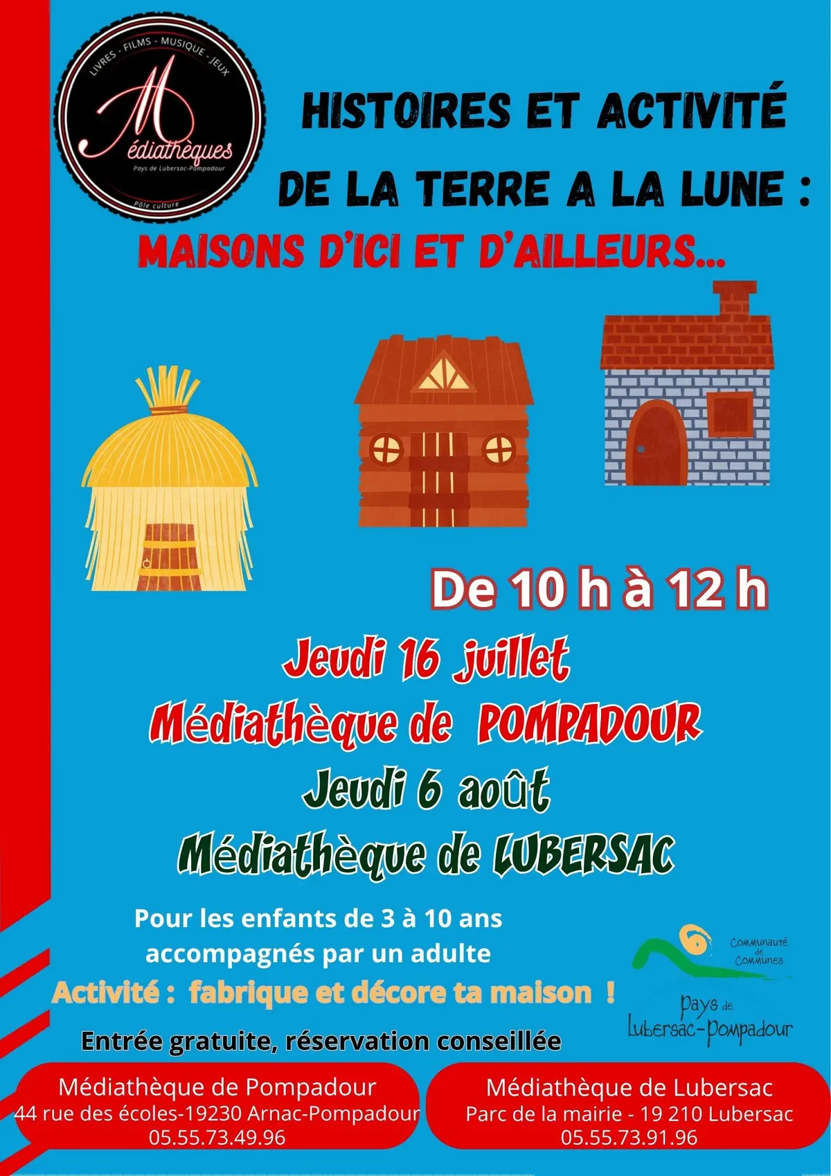Histoires et activité : Maison d'ici et d'ailleurs
