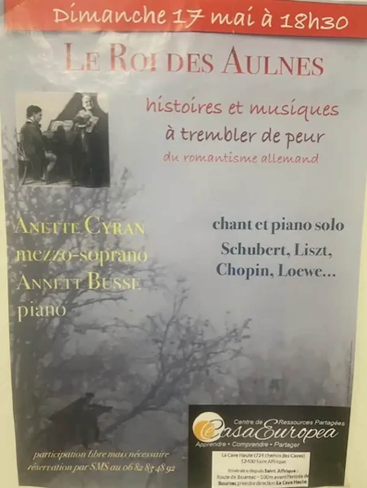 Histoires et musiques: Le Roi des Aulnes