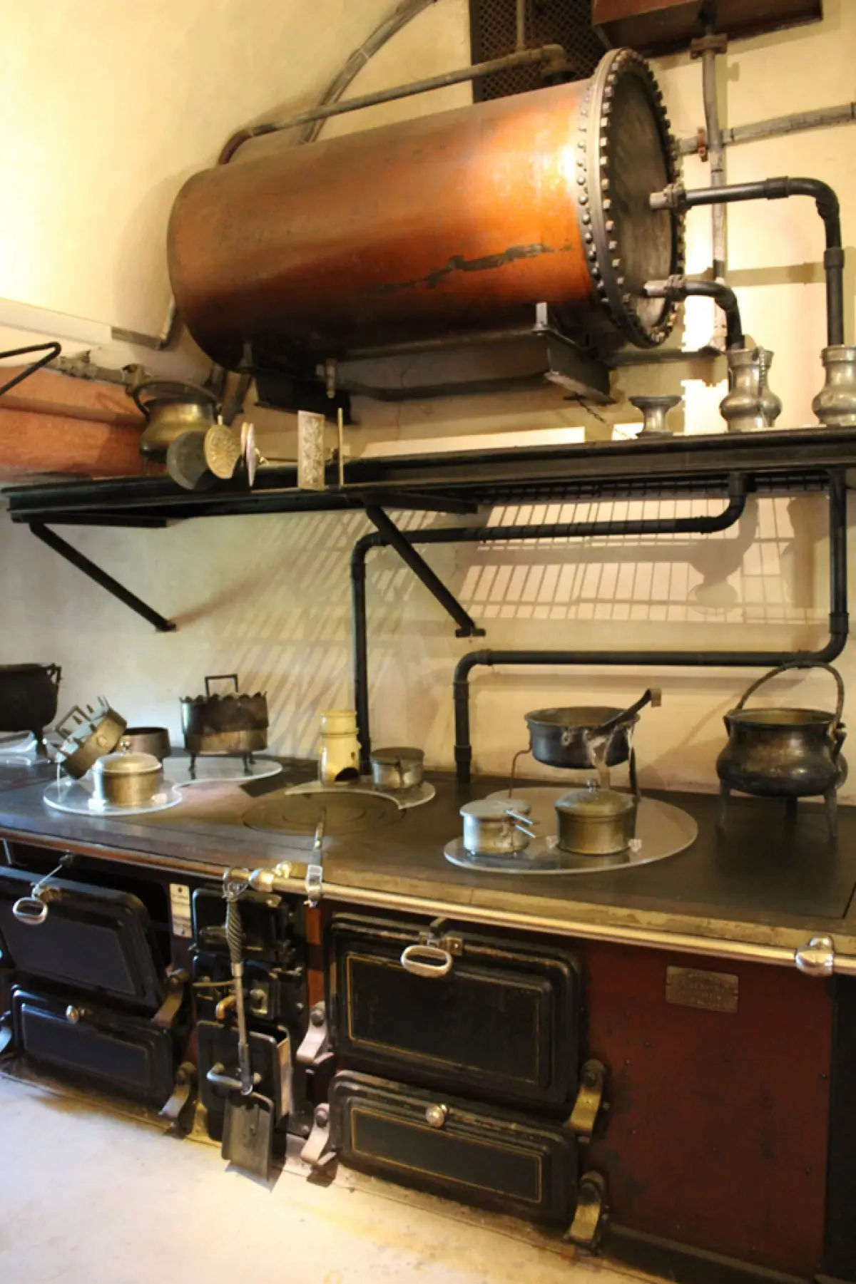 Les cuisines du kaiser sont rarement ouvertes au public