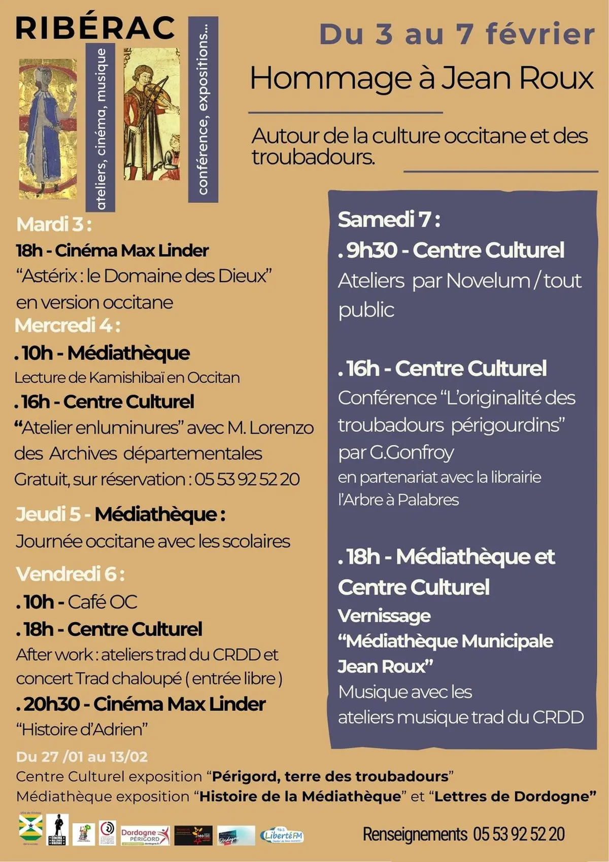 Hommage à Jean Roux - Autour de la culture Occitane et des Troubadours