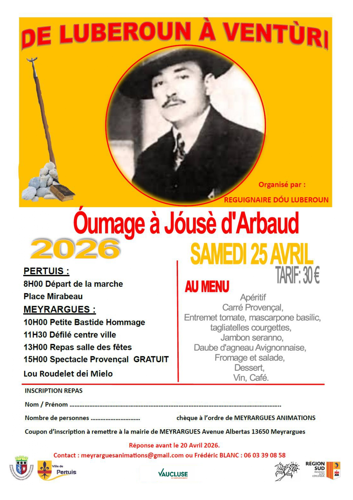 Hommage à Joseph d'Arbaud