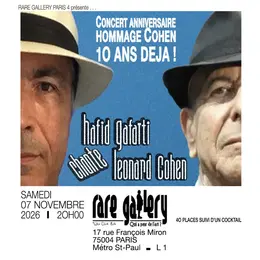 Hommage à Leonard Cohen avec Hafid Gafaïti