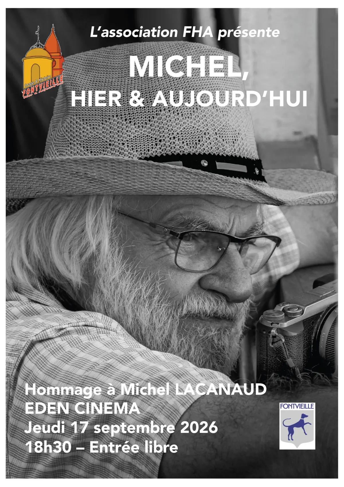 Hommage à Michel Lacanaud organisé par l'association FHA à l'Eden cinéma