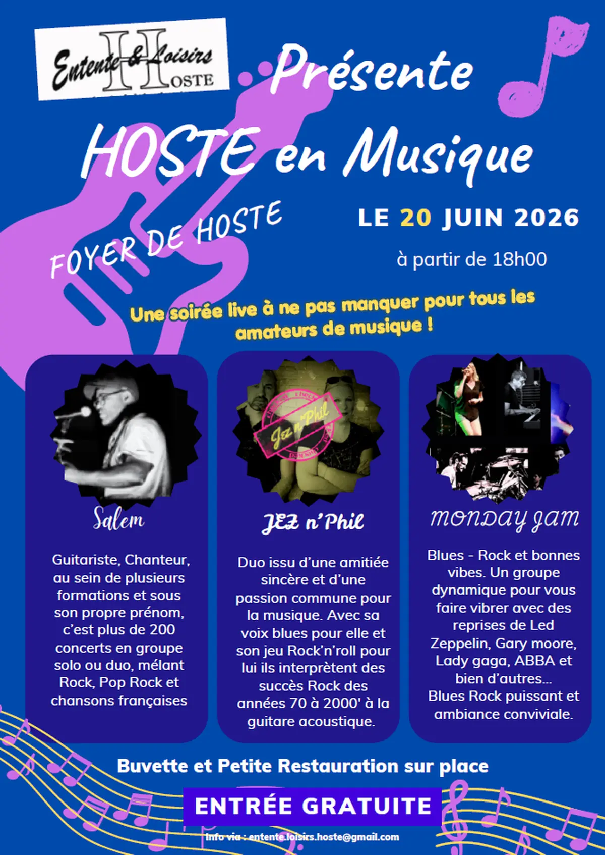 Hoste en musique