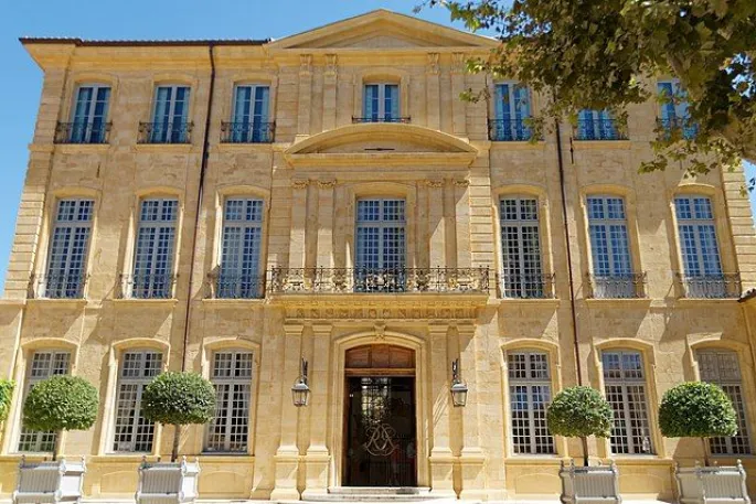 L\'hôtel de Caumont à Aix-en-Provence près de Marseille