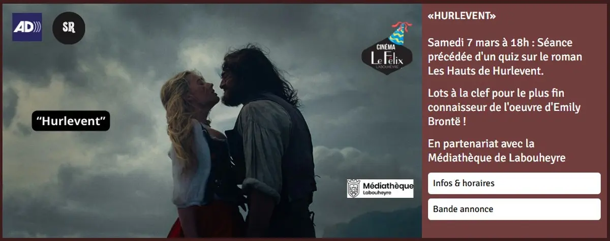 Hurlevent + quiz littéraire - 10 ans du Félix