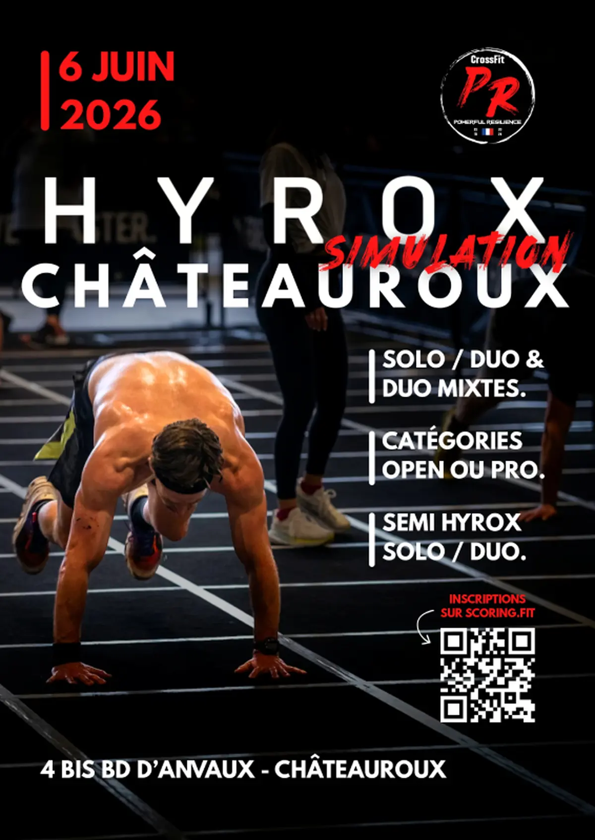 Hyrox Simulation Châteauroux