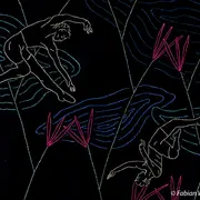 I watched myself in a red melon tree