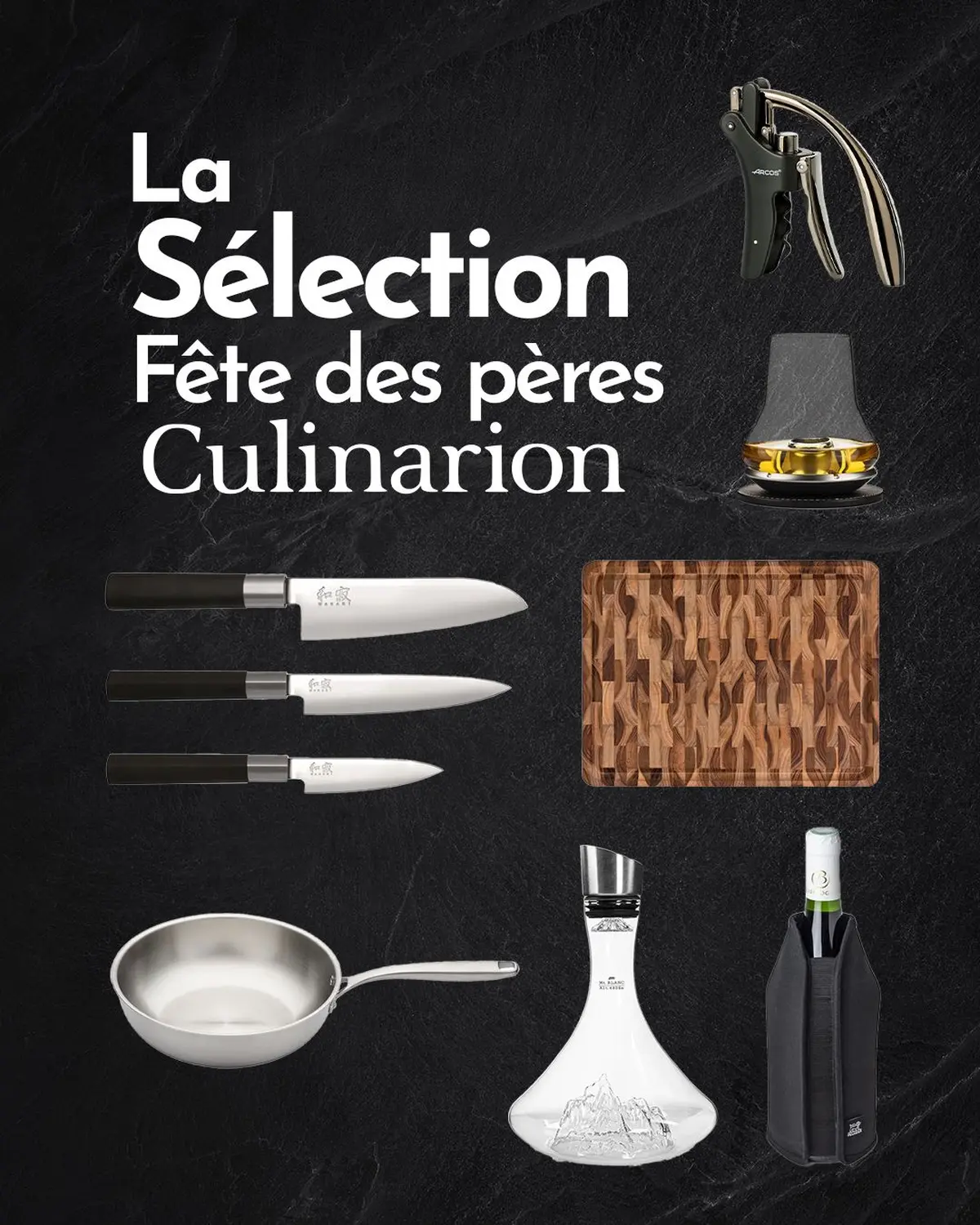Idées cadeaux pour la Fête des Pères chez Culinarion Mulhouse : la sélection des passionnés de cuisine