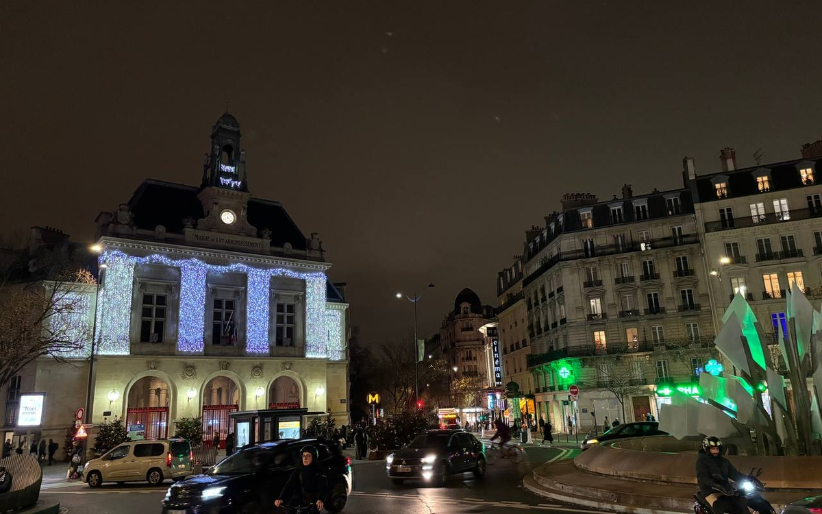 Illuminations de la mairie du 20e