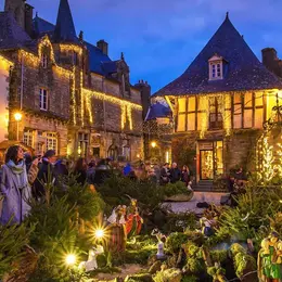 Illuminations de Noël à Rochefort-en-Terre : un village scintillant de mille feux