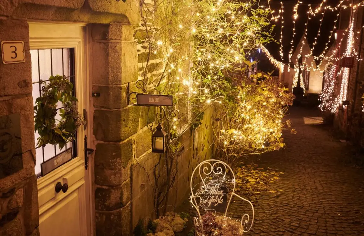 Les illuminations de Noël à Rochefort-en-Terre