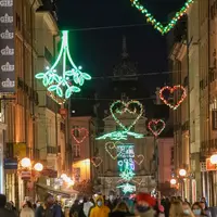 Les illuminations s'installent dans toute la ville de Rennes &copy; Arnaud Loubry