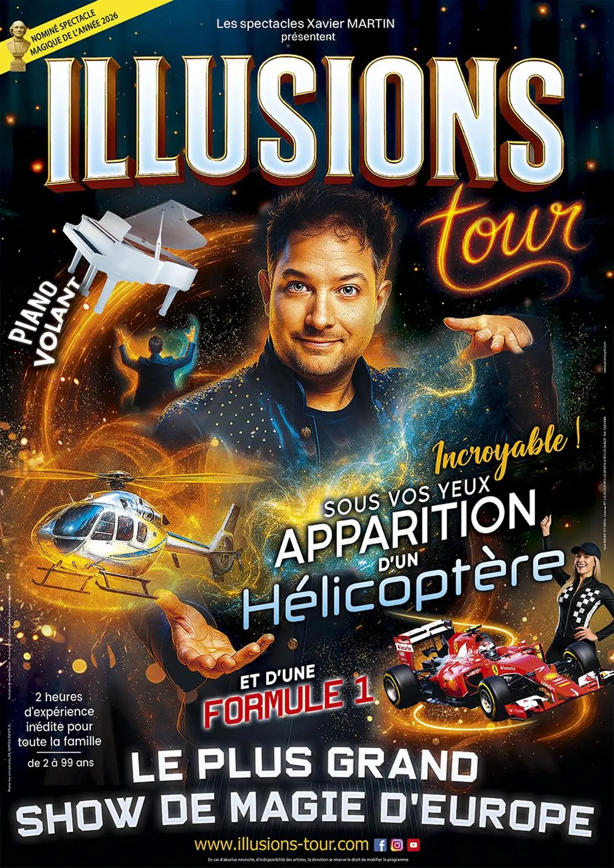 Affiche Illusions Tours Avignon